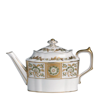 Derby Panel Green - Teapot