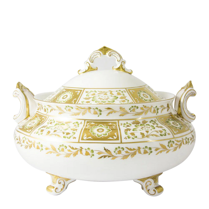 Derby Panel Green - Soup Tureen & Stand