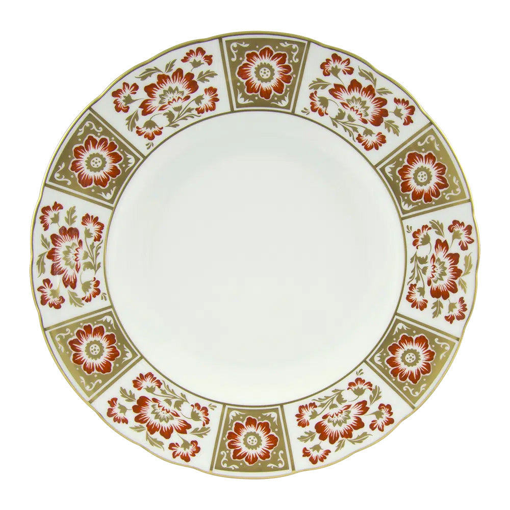Derby Panel Red - Dinner Plate