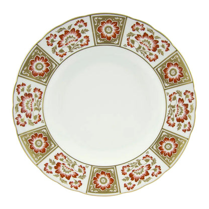 Derby Panel Red - Dinner Plate