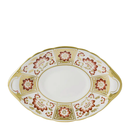 Derby Panel Red - Sauce Boat & Stand