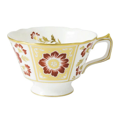 Derby Panel Red - Tea Cup & Saucer