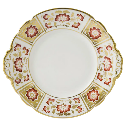 Derby Panel Red - Cake Plate