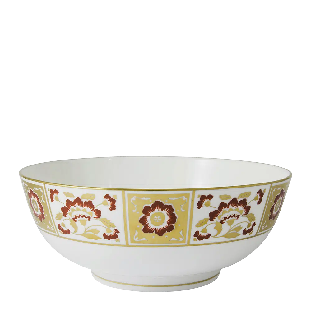 Derby Panel Red - Salad Bowl