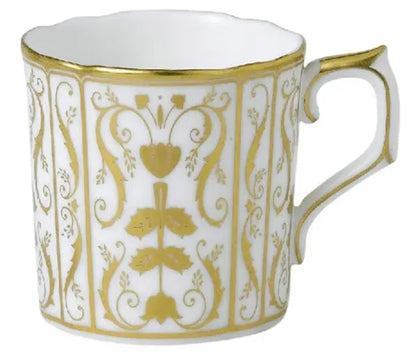 Darley Abbey White - Coffee Cup & Saucer