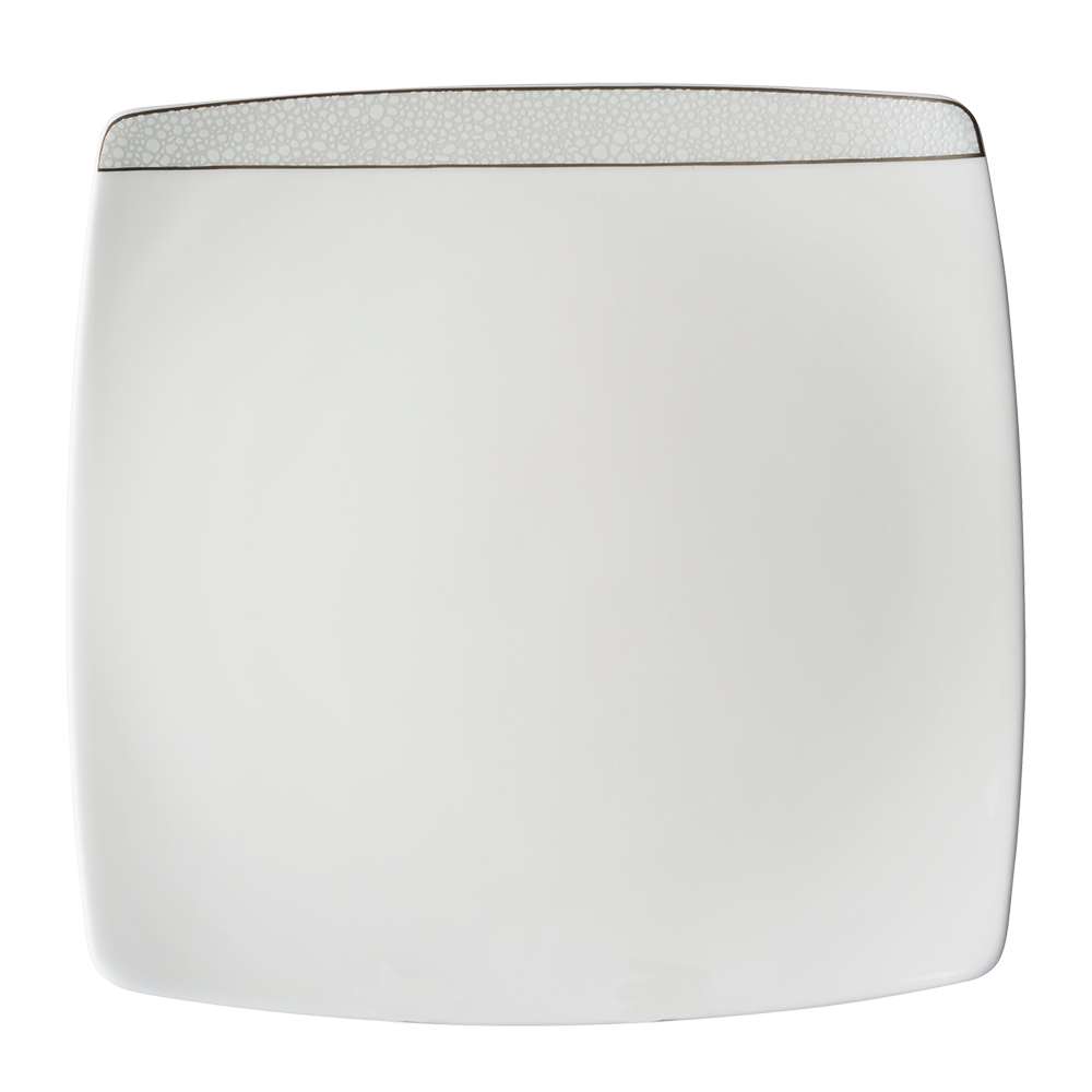 EFFERVESCE LARGE SQUARE PLATE