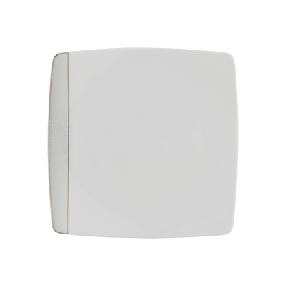 Effervesce Pearl Salad Plate, Square