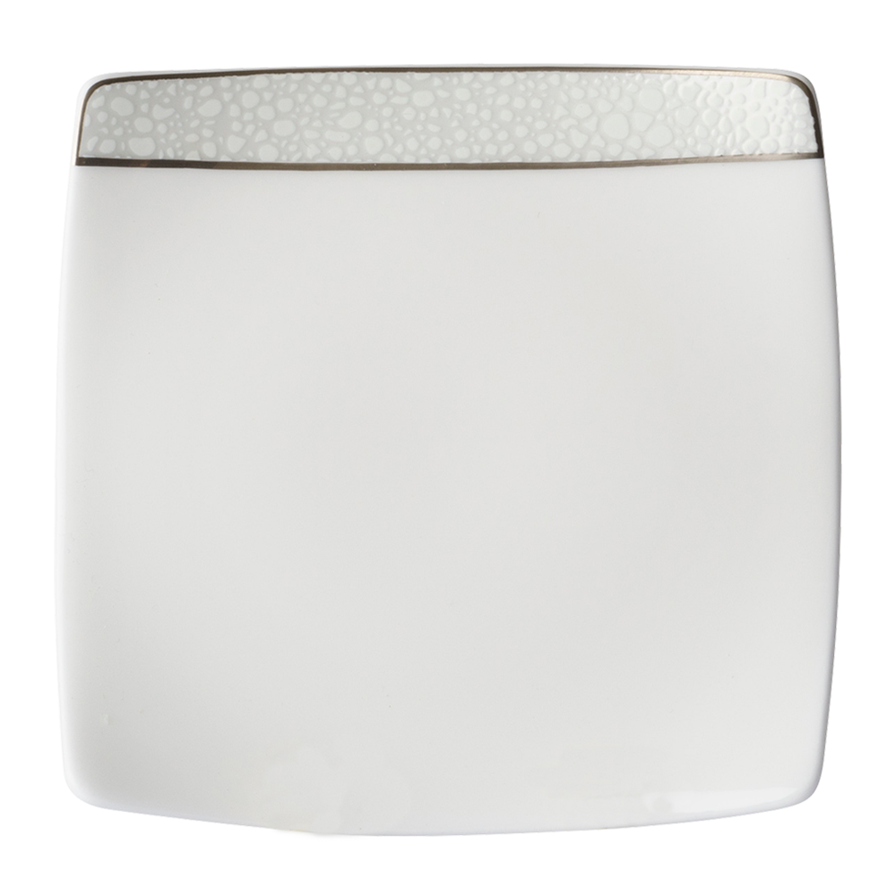 EFFERVESCE SMALL SQUARE PLATE