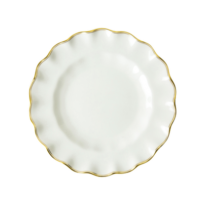 Chelsea Duet Fluted Dessert Plate