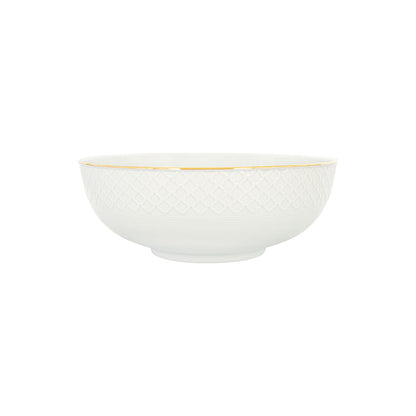 Empire White & Gold Serving Bowl