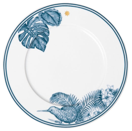Paraíso Blue Salad (Breakfast) Plate, Cylindrical