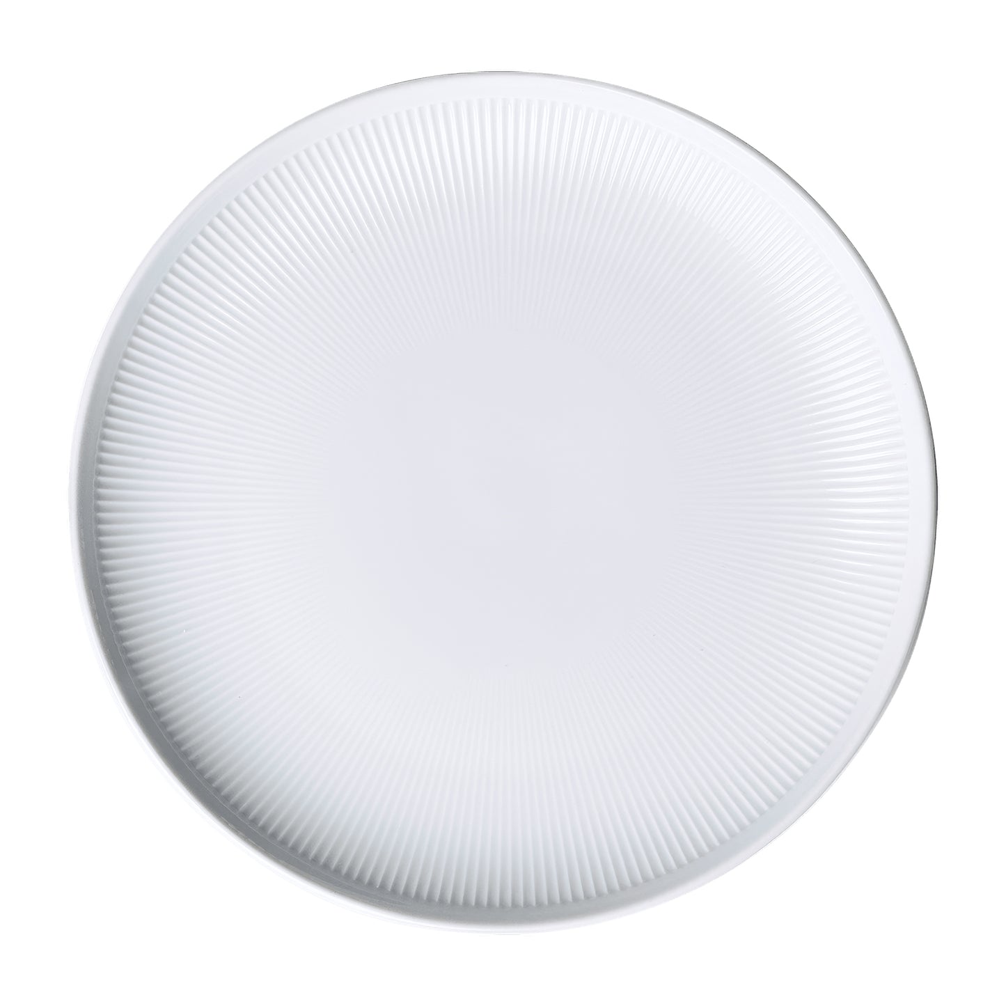 Stella Satin White Buffet Plate