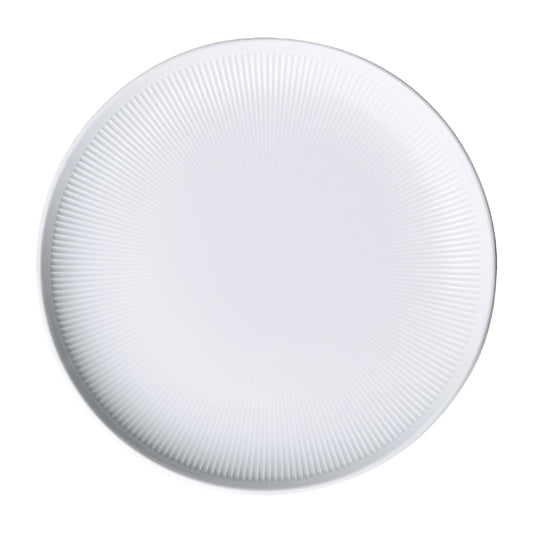 Stella Satin White Buffet Plate