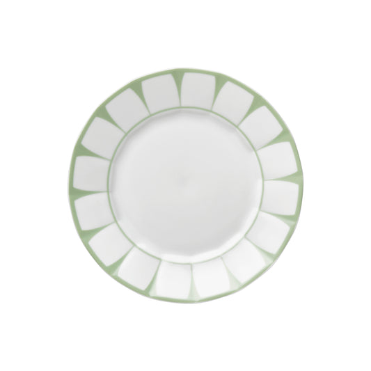 Grecque, Mint Green - Bread & Butter Plate