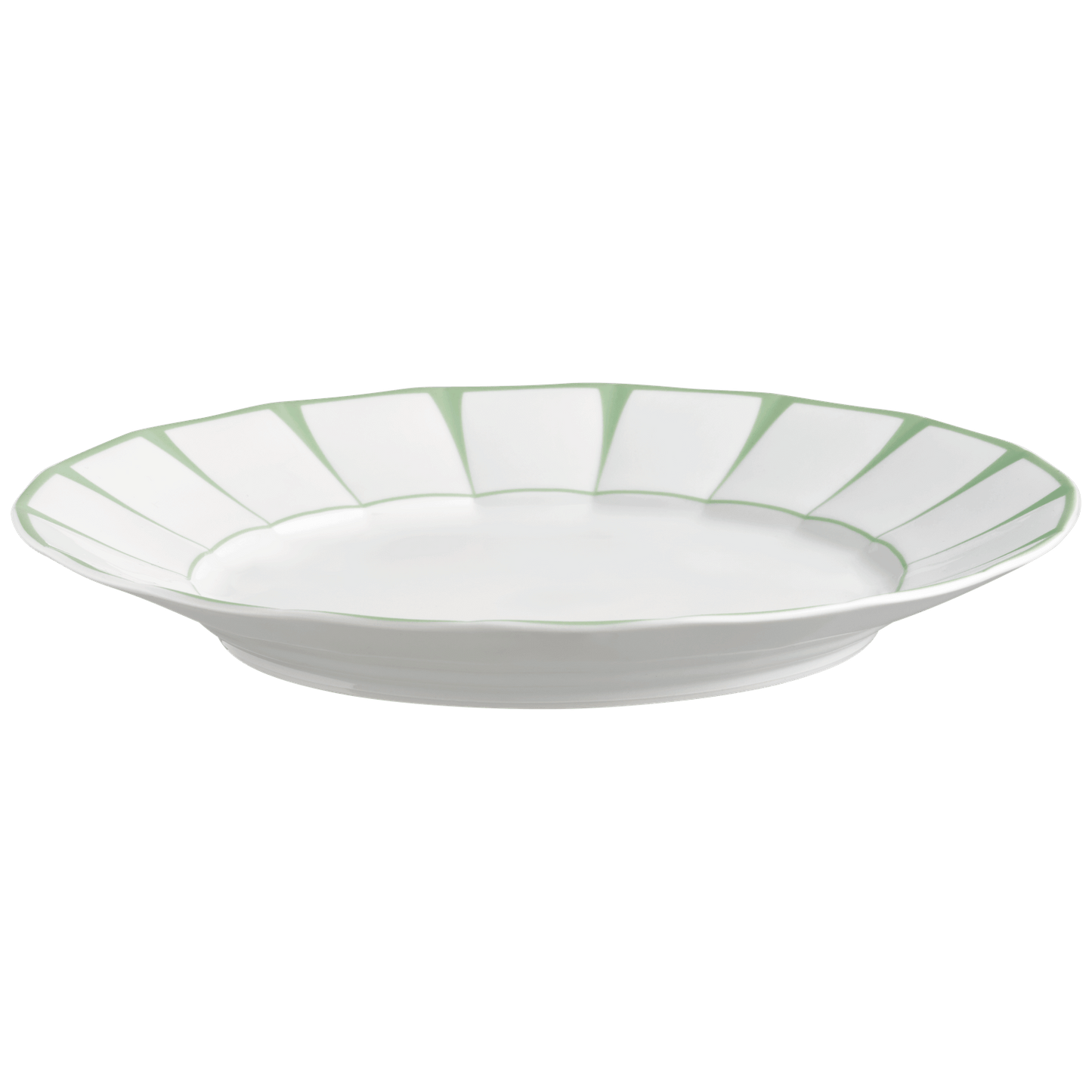 Grecque, Mint Green - Dinner Plate