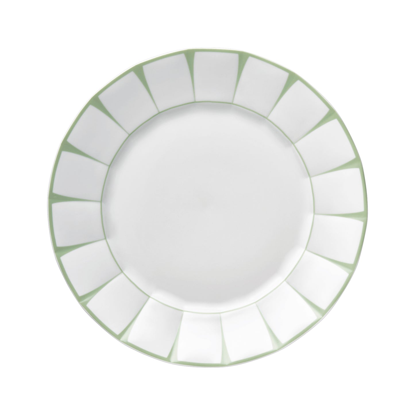 Grecque, Mint Green - Dinner Plate