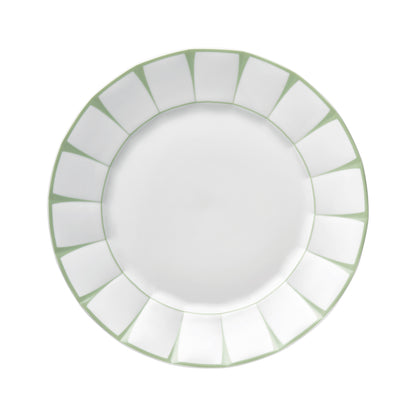 Grecque, Mint Green - Dinner Plate