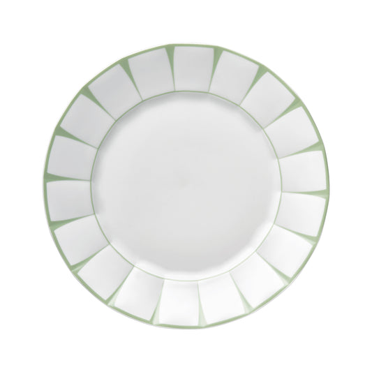 Grecque, Mint Green - Dinner Plate