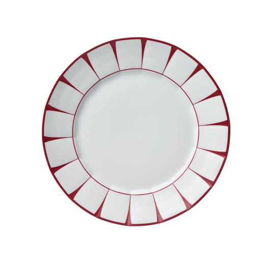Grecque, Rouge Bordeaux - Dinner Plate