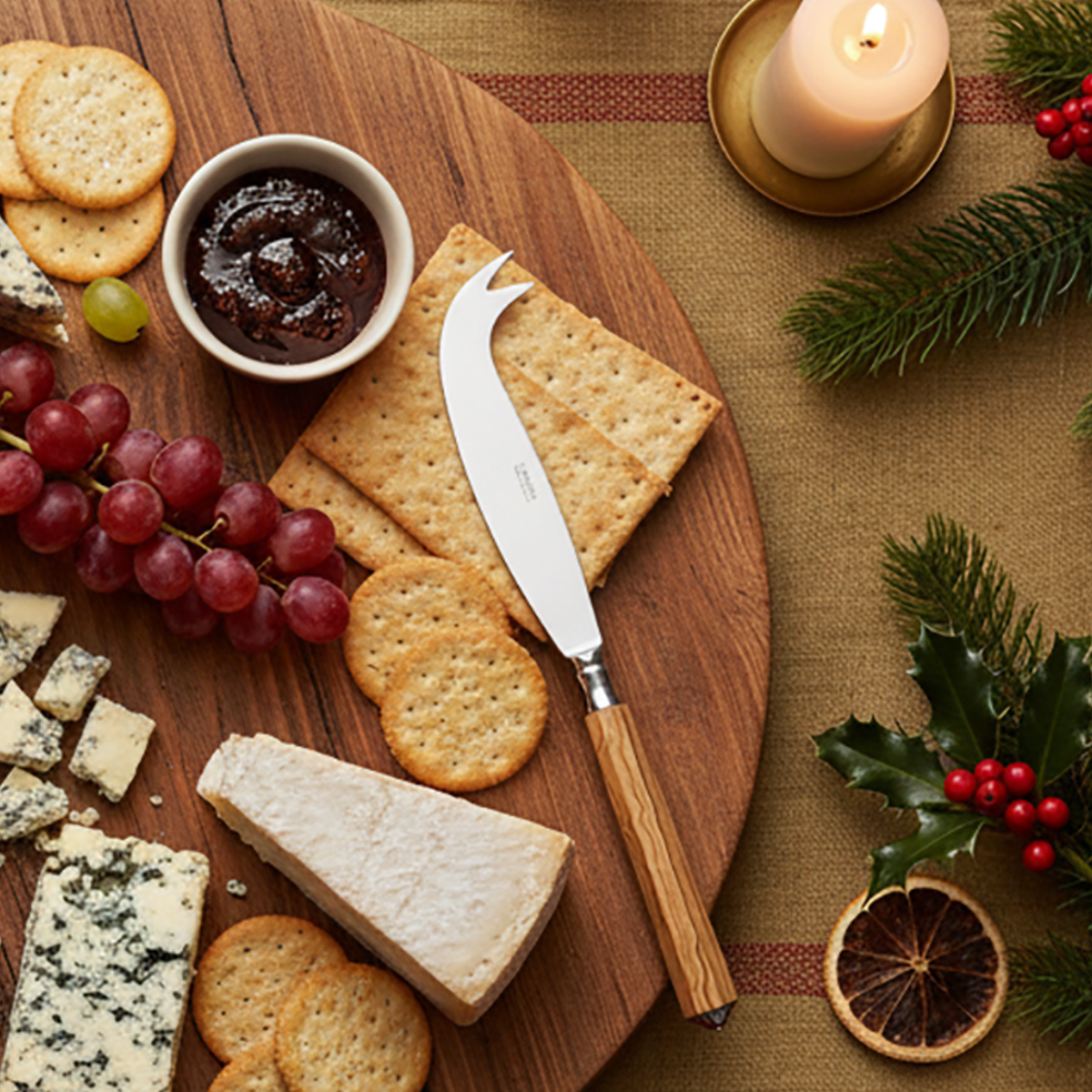 Galaxie - Cheese Knife, Olive Wood