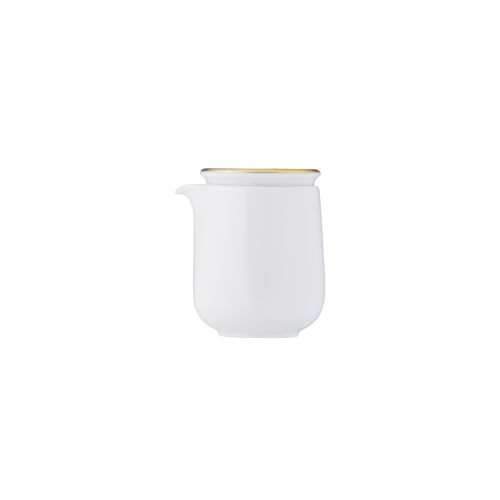 HERITAGE GREEN CREAMER WITH LID
