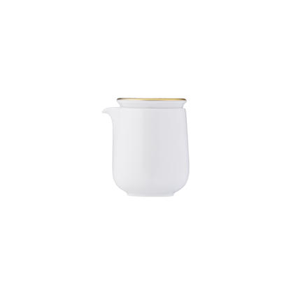 HERITAGE GREEN CREAMER WITH LID
