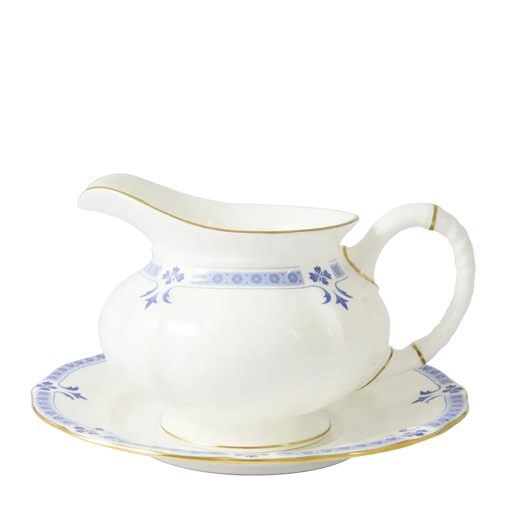 GRENVILLE SAUCE BOAT & STAND