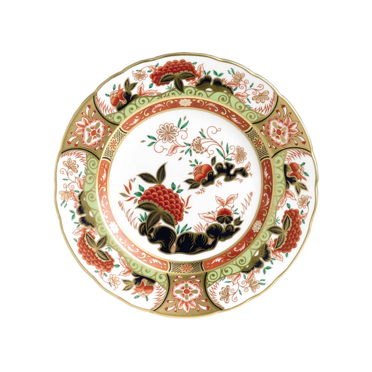 Imari Accent Plate - Golden Peony