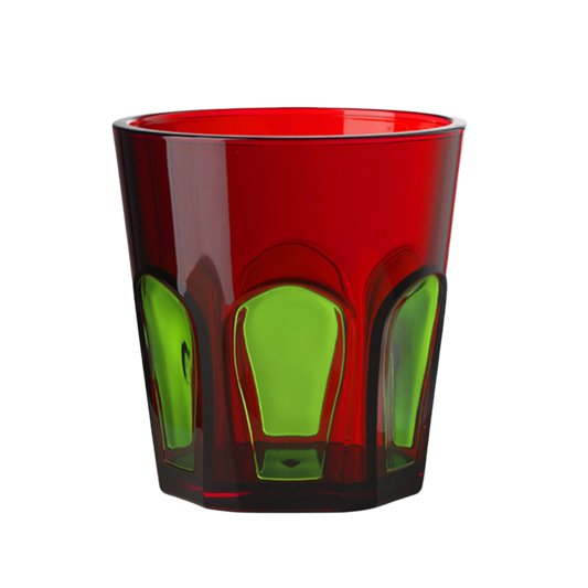 Gulli Acrylic Tumbler, Red/Green