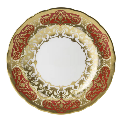 Heritage Red & Cream Salad (Dessert) Plate