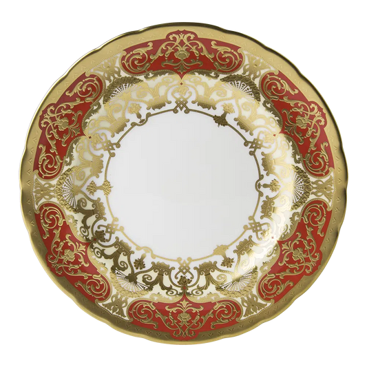 Heritage Red & Cream Salad (Dessert) Plate