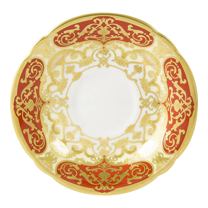Heritage Red & Cream Tea Cup & Saucer