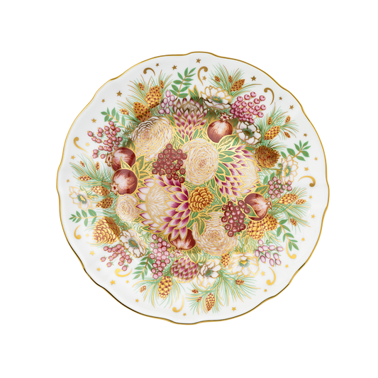 Accent Plate - Holiday Bouquet