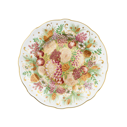 Holiday Accent Plate - Holiday Bouquet