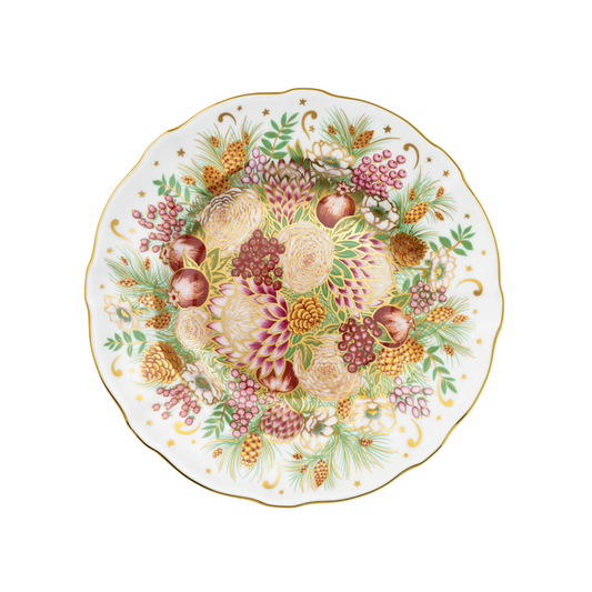 Holiday Accent Plate - Holiday Bouquet