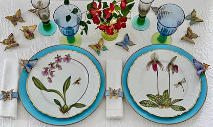 Orchid Dinner Plates