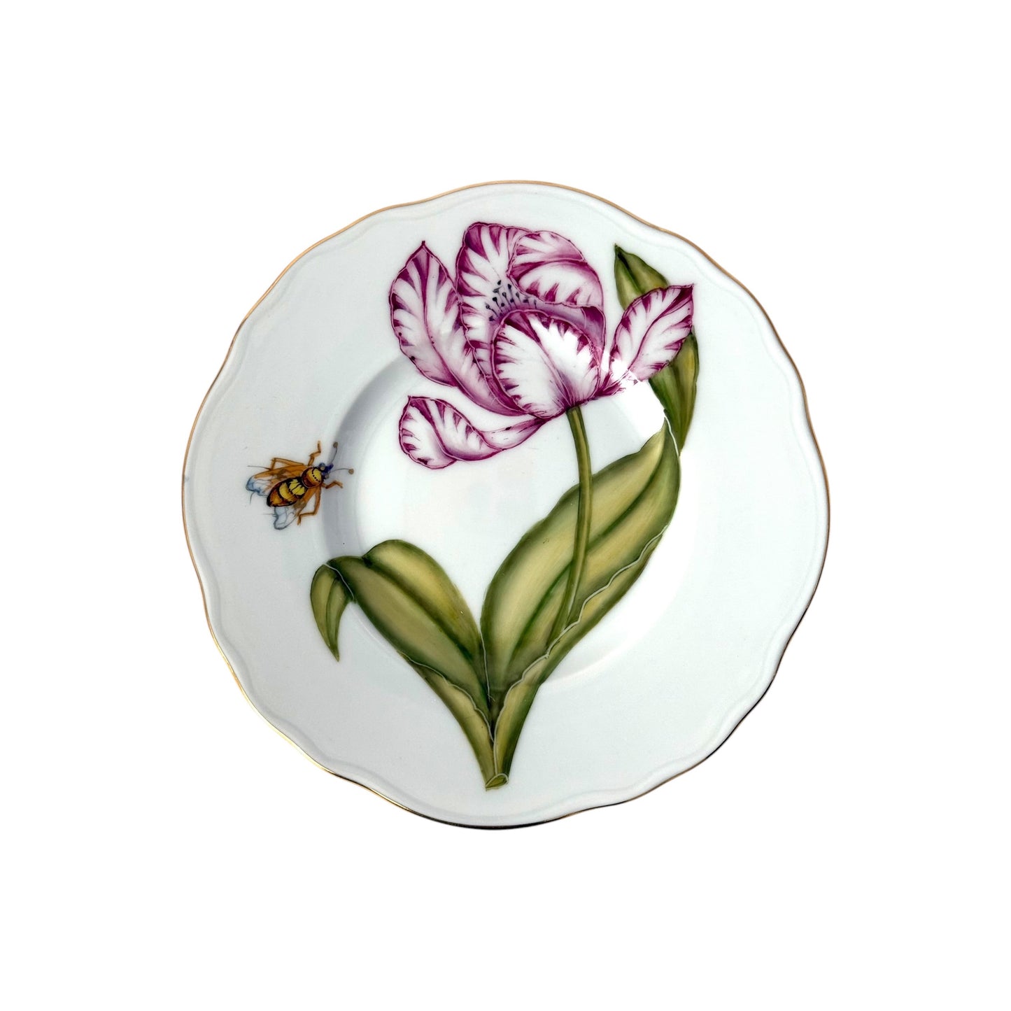 Rhapsody of Colors Hand Painted Bread & Butter Plates