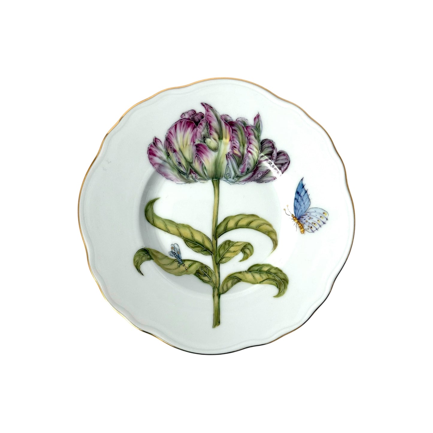 Rhapsody of Colors Hand Painted Bread & Butter Plates