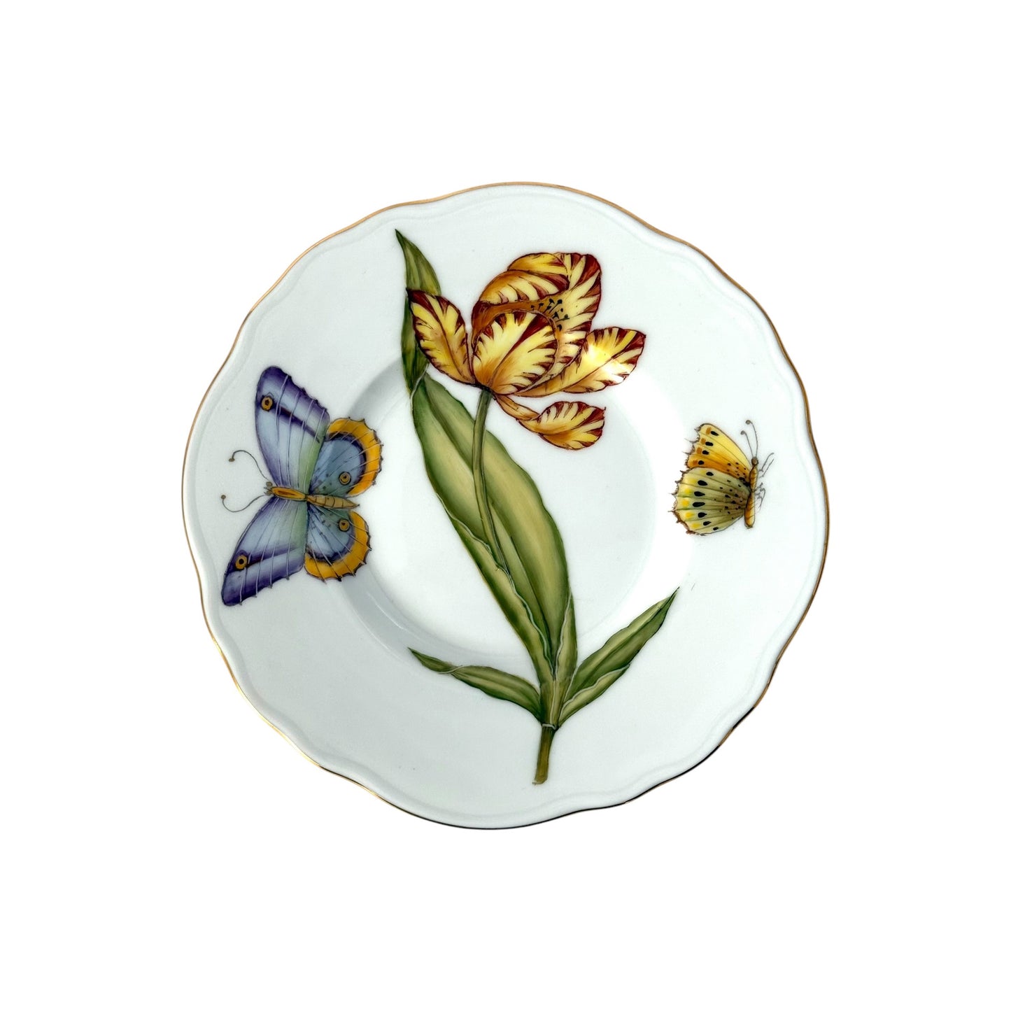 Rhapsody of Colors Hand Painted Bread & Butter Plates