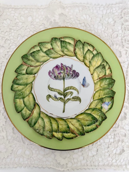 Rhapsody of Colors Hand Painted Bread & Butter Plates