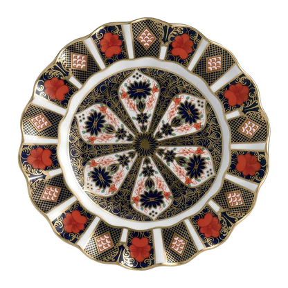 Old Imari Fluted Dessert Plate