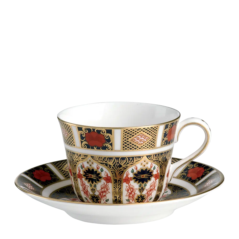 Old Imari Tea Cup & Saucer