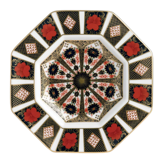 Old Imari Octagon Salad Plate