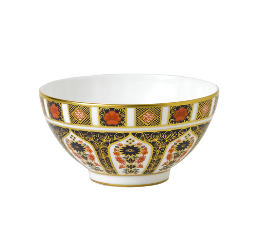Old Imari Footed Rice Bowl