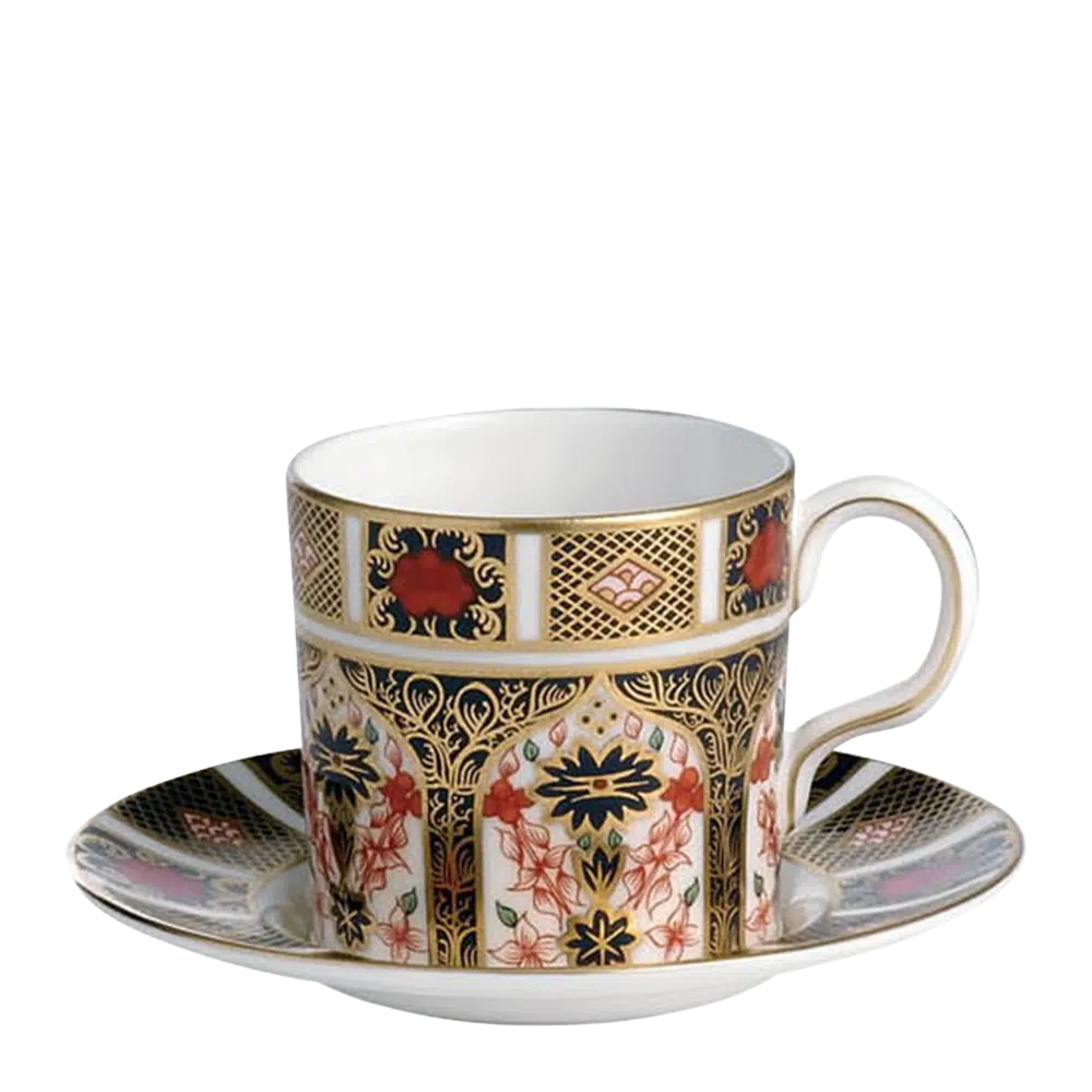 Old Imari Coffee Cup & Saucer
