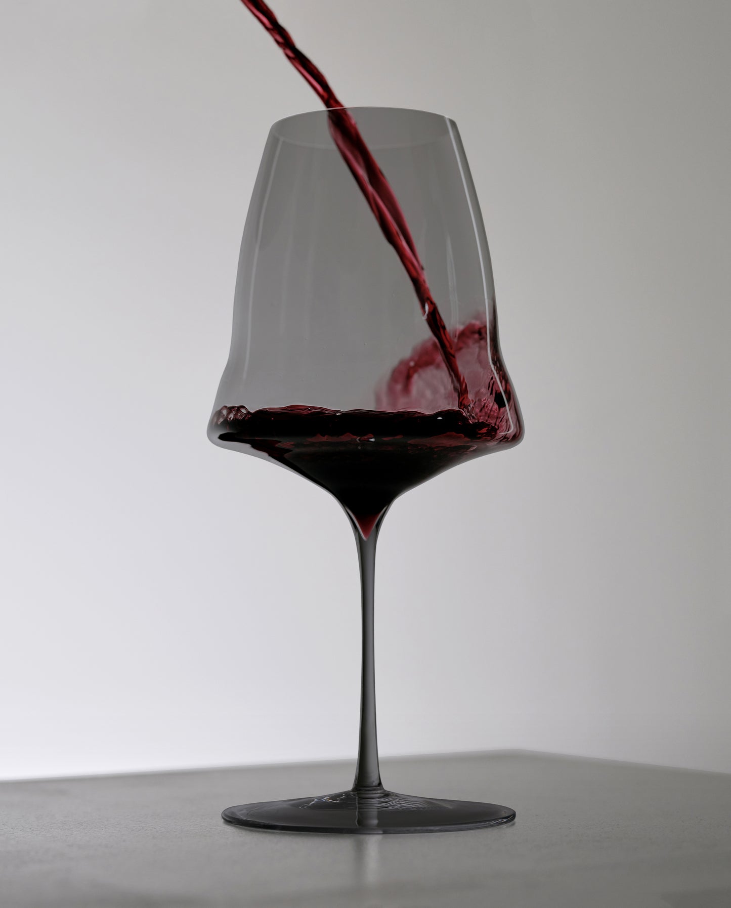 Josephine No. 3 Red Wine Glass Set Of 2, Black Line (Limited Edition)