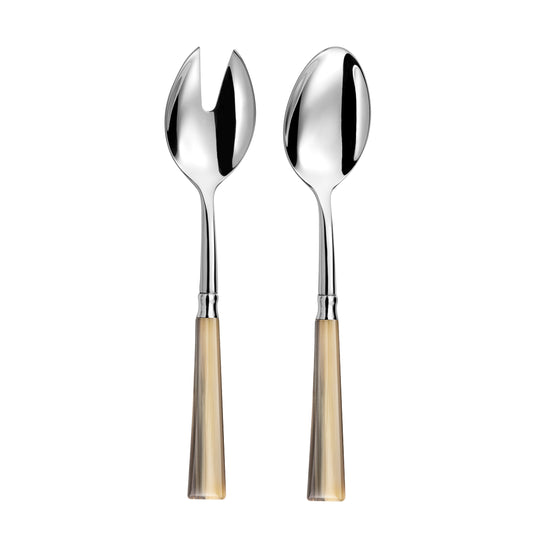 Jupiter - Salad Servers (Marbled Brown)
