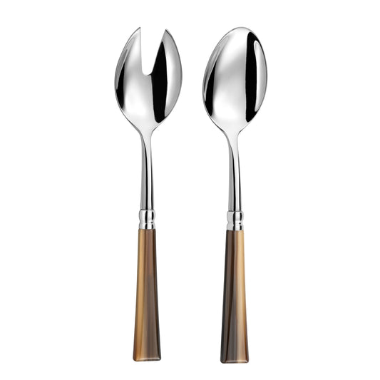 Jupiter - Salad Servers (Marbled Brown)