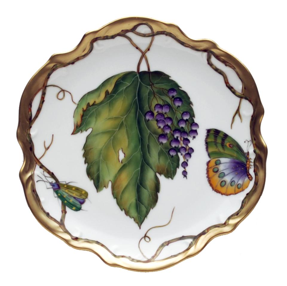 Wildberries Lavender Hand Painted Dinnerware
