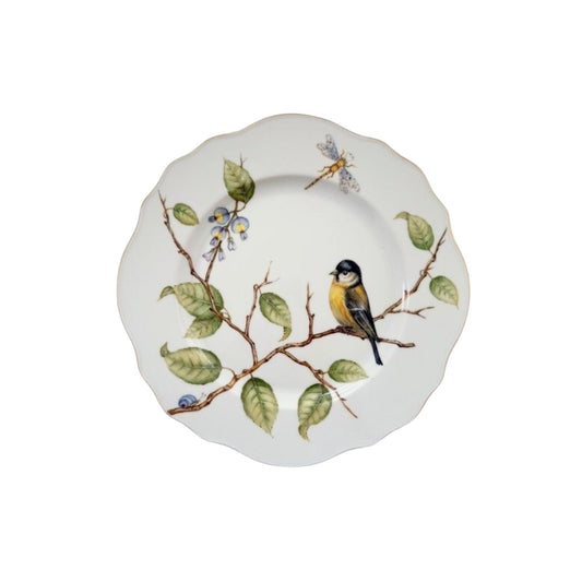 Little Birds of the Forest Hand Painted Dinner Plates